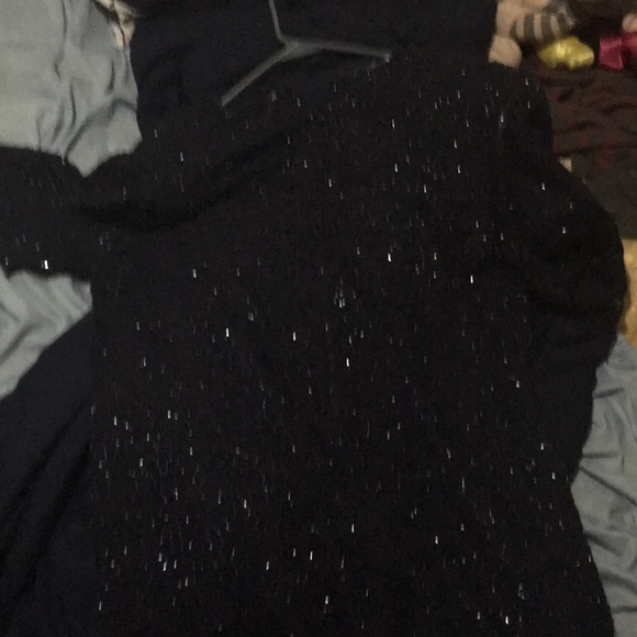 Dark blue prom dress - Picture 2 of 3